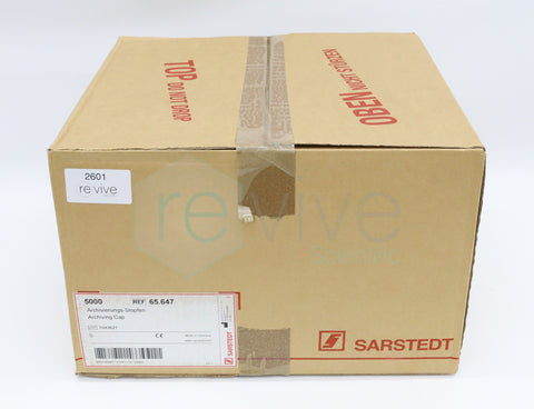 Sarstedt Archiving Cap suitable for S-Monovette Case of 5000 - 10 Cases