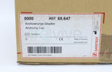 10 Boxes of Sarstedt Archiving Cap suitable for S-Monovette Case of 5000