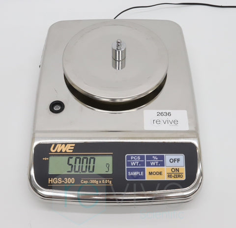 UWE HGS-300 300g x 0.01g Balance Stainless Steel