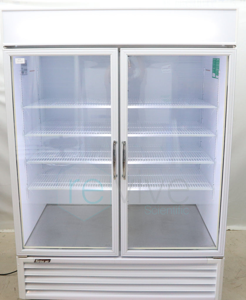 Turbo Air TGM-50RS Two Section Glass Door Refrigerator Merchandiser