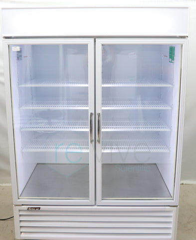 Turbo Air TGM-50RS Two Section Glass Door Refrigerator Merchandiser