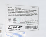 Turbo Air TGM-50RS Two Section Glass Door Refrigerator Merchandiser