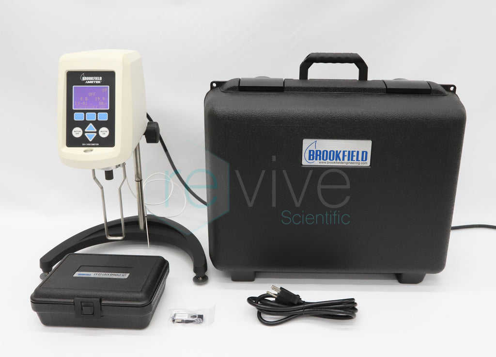 Brookfield Ametek DV1 Viscometer with Spindle Set, Stand & Case