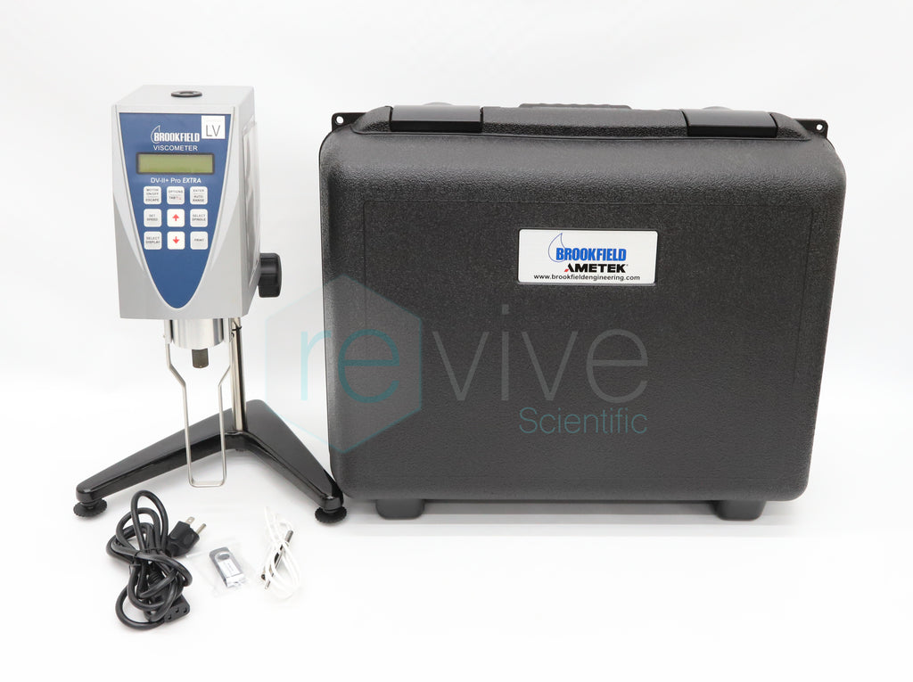 Brookfield DV-II+ Pro EXTRA Viscometer with Stand & Case