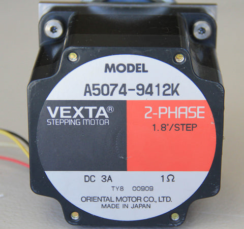Vexta Stepping Motor Model A5074-9412K 2-phase DC 3A  1.8 degree