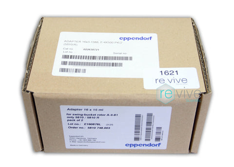 Eppendorf 16 x 15ml Adapters for A-4-81 Rotor - Pack of 2 - New