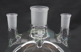 Chemglass 5000ml Four Neck Round Bottom Flask